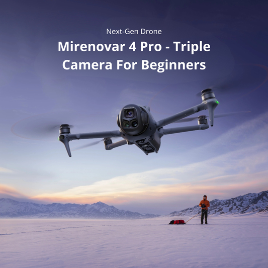 MIRENOVAR Pro 4 – Triple Camera Drone | Pro Power, Beginner Friendly